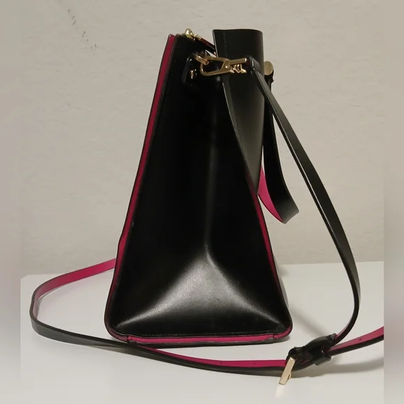 Kate Spade Black & Pink Purse - Picture 4 of 16